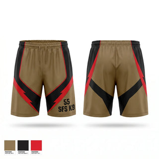 Athletic Shorts With Pockets, 55 SFS K9, Air Force, Teamtime, Team time, sublimation, custom sports apparel, team uniforms, spirit wear, spiritwear, sports uniforms, custom shirts, team store, custom team store, fundraiser sports, apparel fundraiser