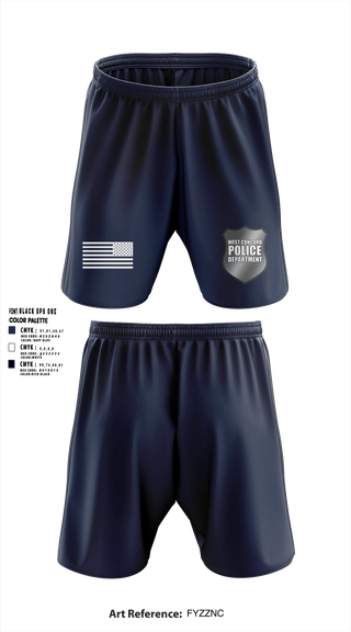 Athletic Shorts With Pockets, West Concord Police Department, Police, Teamtime, Team time, sublimation, custom sports apparel, team uniforms, spirit wear, spiritwear, sports uniforms, custom shirts, team store, custom team store, fundraiser sports, apparel fundraiser