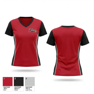 Okc xtreme 5038075 Women's Short Sleeve V-neck Shirt - 1
