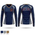 RESCUE 1 86501118 Women's Long Sleeve V-neck Shirt - 1