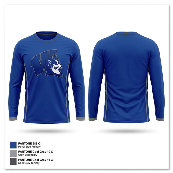 Long Sleeve Performance Shirt, Wayne Community High School Wrestling, Wrestling, Teamtime, Team time, sublimation, custom sports apparel, team uniforms, spirit wear, spiritwear, sports uniforms, custom shirts, team store, custom team store, fundraiser sports, apparel fundraiser