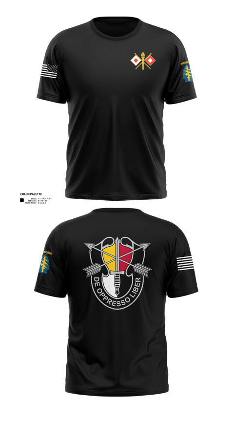 Old School Cotton Feel Shirt, HHC 3SFG, Army, Teamtime, Team time, sublimation, custom sports apparel, team uniforms, spirit wear, spiritwear, sports uniforms, custom shirts, team store, custom team store, fundraiser sports, apparel fundraiser