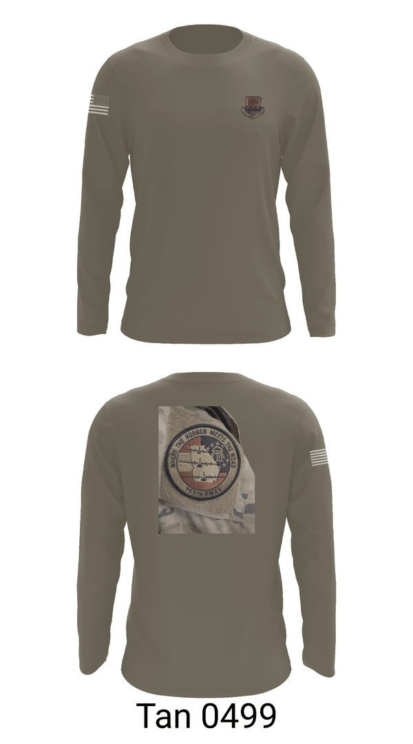 Long Sleeve Performance Shirt, 165th AMXS, Air Force, Teamtime, Team time, sublimation, custom sports apparel, team uniforms, spirit wear, spiritwear, sports uniforms, custom shirts, team store, custom team store, fundraiser sports, apparel fundraiser
