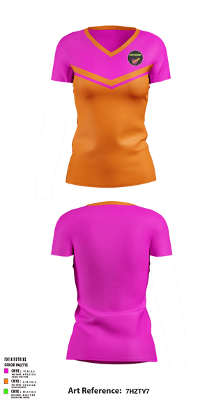 Womens Short Sleeve Vneck Shirt, WV Renegades, , Teamtime, Team time, sublimation, custom sports apparel, team uniforms, spirit wear, spiritwear, sports uniforms, custom shirts, team store, custom team store, fundraiser sports, apparel fundraiser
