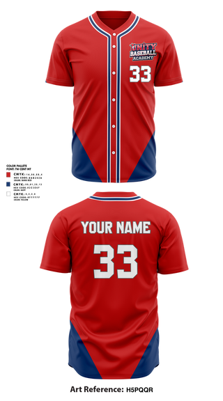 Full Button Baseball Jersey, Unity Baseball Academy, Baseball, Teamtime, Team time, sublimation, custom sports apparel, team uniforms, spirit wear, spiritwear, sports uniforms, custom shirts, team store, custom team store, fundraiser sports, apparel fundraiser
