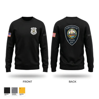 Crew Neck Sweatshirt, Portsmouth Police, Police, Teamtime, Team time, sublimation, custom sports apparel, team uniforms, spirit wear, spiritwear, sports uniforms, custom shirts, team store, custom team store, fundraiser sports, apparel fundraiser
