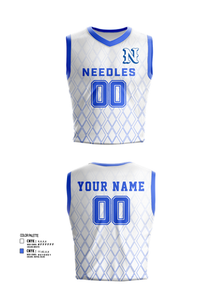 Womens Basketball Jersey, Needles High School Basketball, Men's Basketball, Teamtime, Team time, sublimation, custom sports apparel, team uniforms, spirit wear, spiritwear, sports uniforms, custom shirts, team store, custom team store, fundraiser sports, apparel fundraiser