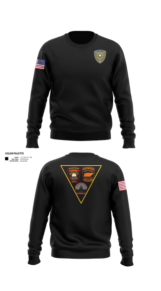 Crew Neck Sweatshirt, National Security, Police, Teamtime, Team time, sublimation, custom sports apparel, team uniforms, spirit wear, spiritwear, sports uniforms, custom shirts, team store, custom team store, fundraiser sports, apparel fundraiser