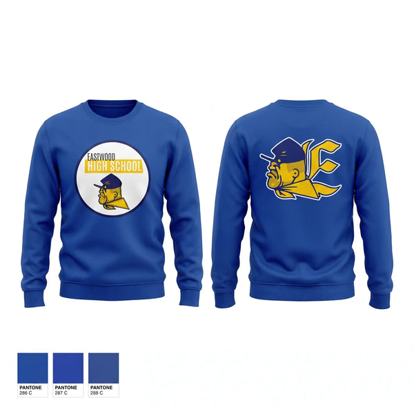 Crew Neck Sweatshirt, Eastwood High School, Cross Country, Teamtime, Team time, sublimation, custom sports apparel, team uniforms, spirit wear, spiritwear, sports uniforms, custom shirts, team store, custom team store, fundraiser sports, apparel fundraiser