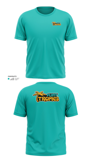 Short Sleeve Performance Shirt, Flint Tropics, , Teamtime, Team time, sublimation, custom sports apparel, team uniforms, spirit wear, spiritwear, sports uniforms, custom shirts, team store, custom team store, fundraiser sports, apparel fundraiser