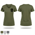 Crawford county sheriffs office 11890286 Women's Short Sleeve V-neck Shirt - 1