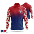 USA Softball of Kansas 51695691 Quarter Zip Jacket - 1