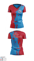 Lady Legends 93890936 Women's Short Sleeve V-neck Shirt - 10