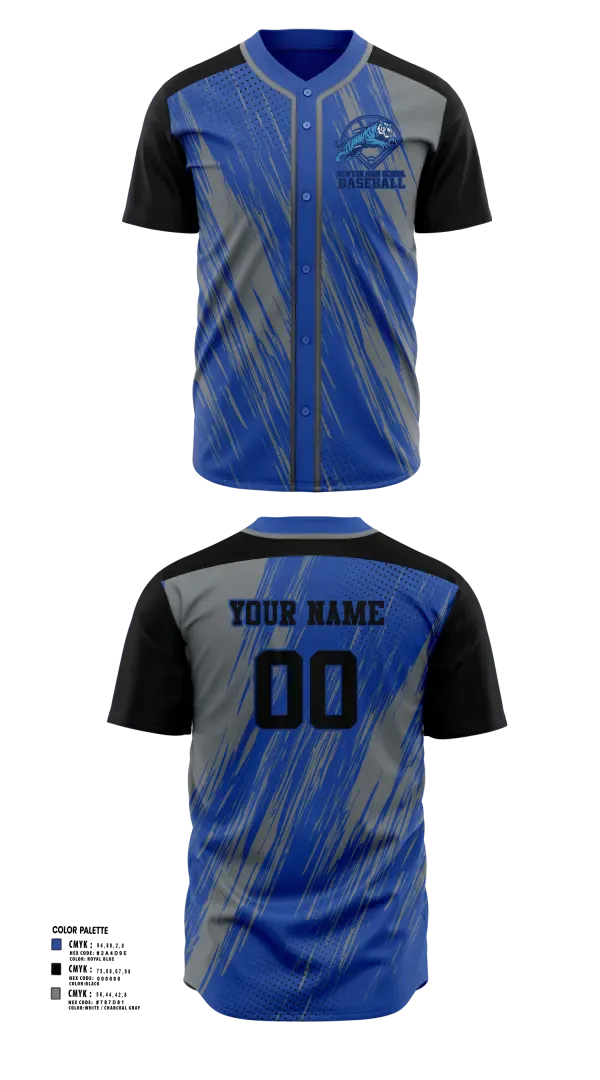 Full Button Baseball Jersey, Newton High School Baseball, Baseball, Teamtime, Team time, sublimation, custom sports apparel, team uniforms, spirit wear, spiritwear, sports uniforms, custom shirts, team store, custom team store, fundraiser sports, apparel fundraiser