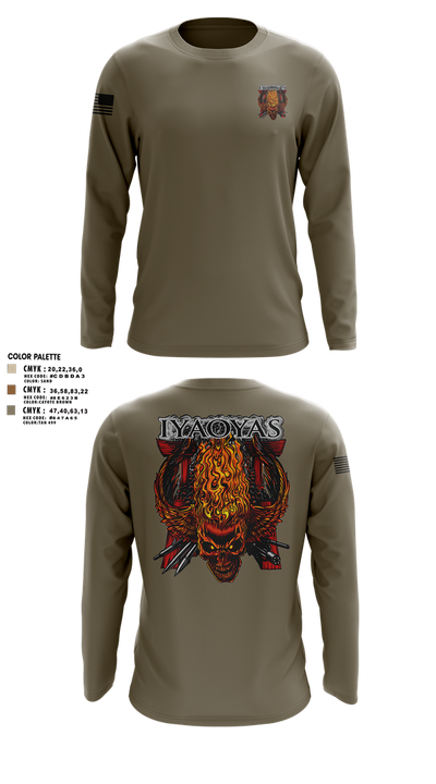 Aviation ordnance 24365725 Long Sleeve Performance Shirt 3