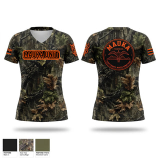 Womens Short Sleeve Vneck Shirt, MAUKA TRADING CO., Police, Teamtime, Team time, sublimation, custom sports apparel, team uniforms, spirit wear, spiritwear, sports uniforms, custom shirts, team store, custom team store, fundraiser sports, apparel fundraiser