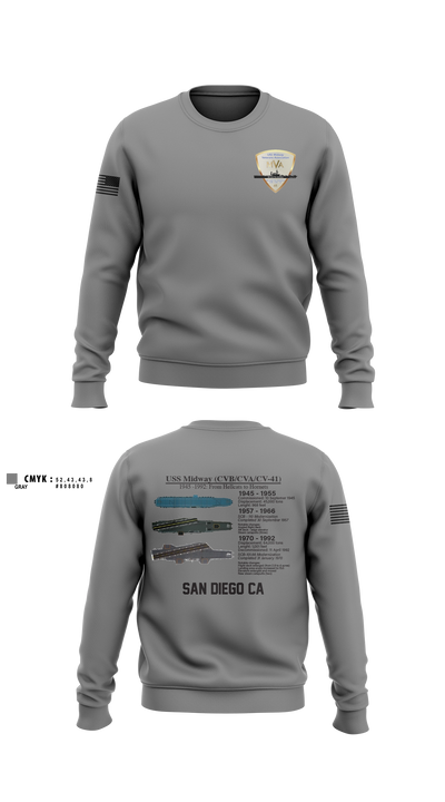 Midway Veterans' Association 36317900 Crew Neck Sweatshirt - 5