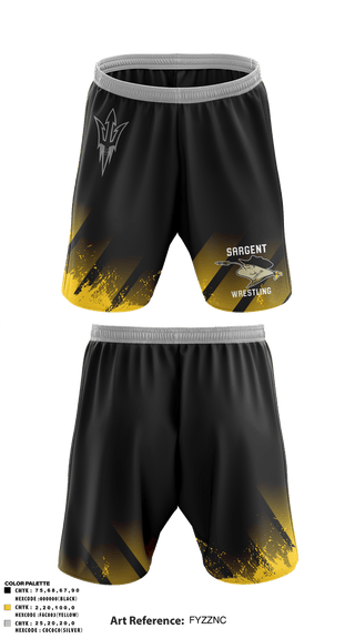 Athletic Shorts With Pockets, Sargent Farmers, Wrestling, Teamtime, Team time, sublimation, custom sports apparel, team uniforms, spirit wear, spiritwear, sports uniforms, custom shirts, team store, custom team store, fundraiser sports, apparel fundraiser