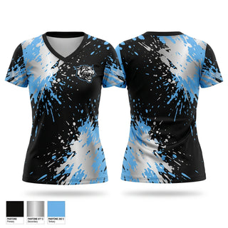 Womens Short Sleeve Vneck Shirt, East Chapel Hill High School Swimming, Swimming, Teamtime, Team time, sublimation, custom sports apparel, team uniforms, spirit wear, spiritwear, sports uniforms, custom shirts, team store, custom team store, fundraiser sports, apparel fundraiser