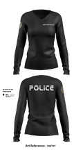 Broxton police 36855501 Women's Long Sleeve V-neck Shirt - 5