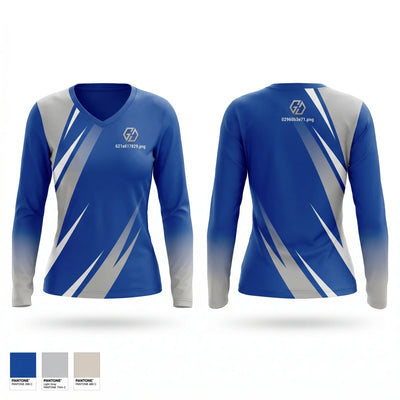 High Valley Developmental Women's Long Sleeve V-neck Shirt - 1