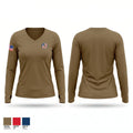 28th Infantry Division Association Women's Long Sleeve V-neck Shirt - 1