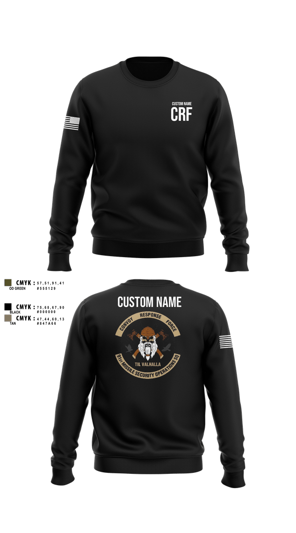 Crew Neck Sweatshirt, 91 MSOS CRF, Air Force, Teamtime, Team time, sublimation, custom sports apparel, team uniforms, spirit wear, spiritwear, sports uniforms, custom shirts, team store, custom team store, fundraiser sports, apparel fundraiser