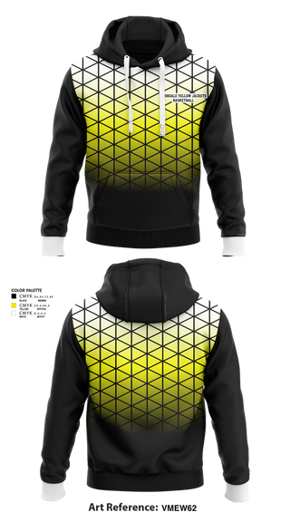 Hoodie, Ferndale Yellow Jackets, Men's Basketball, Teamtime, Team time, sublimation, custom sports apparel, team uniforms, spirit wear, spiritwear, sports uniforms, custom shirts, team store, custom team store, fundraiser sports, apparel fundraiser