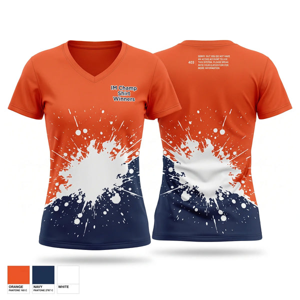 Melina's Trial Women's Short Sleeve V-neck Shirt - 1