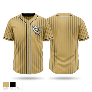 Full Button Baseball Jersey, 404 Stingers, Baseball, Teamtime, Team time, sublimation, custom sports apparel, team uniforms, spirit wear, spiritwear, sports uniforms, custom shirts, team store, custom team store, fundraiser sports, apparel fundraiser