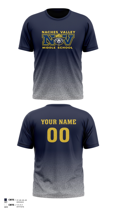 Naches Valley Ranger Basketball Short Sleeve Performance Shirt - 10