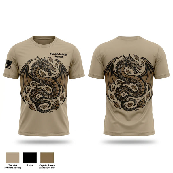 Short Sleeve Performance Shirt, 6 Bn 52nd Aviation Regiment, Army, Teamtime, Team time, sublimation, custom sports apparel, team uniforms, spirit wear, spiritwear, sports uniforms, custom shirts, team store, custom team store, fundraiser sports, apparel fundraiser