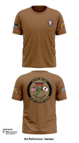 Old School Cotton Feel Shirt, 247TH Military Police Detachment, Army, Teamtime, Team time, sublimation, custom sports apparel, team uniforms, spirit wear, spiritwear, sports uniforms, custom shirts, team store, custom team store, fundraiser sports, apparel fundraiser