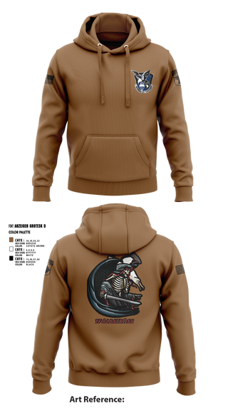 Hoodie, 2nd Flt Platoon, B/101 Avn Regt, 101st ABN DIV, , Teamtime, Team time, sublimation, custom sports apparel, team uniforms, spirit wear, spiritwear, sports uniforms, custom shirts, team store, custom team store, fundraiser sports, apparel fundraiser