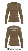 Chickamauga Police 51367773 Women's Long Sleeve V-neck Shirt - 16