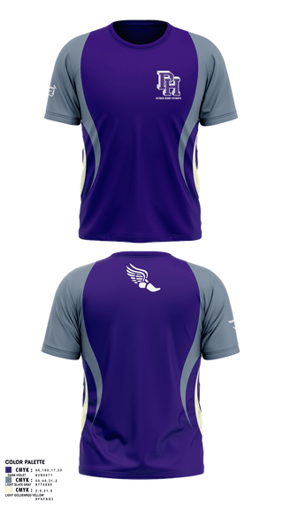 Short Sleeve Performance Shirt, Patrick Henry Patriots, Track & Field, Teamtime, Team time, sublimation, custom sports apparel, team uniforms, spirit wear, spiritwear, sports uniforms, custom shirts, team store, custom team store, fundraiser sports, apparel fundraiser