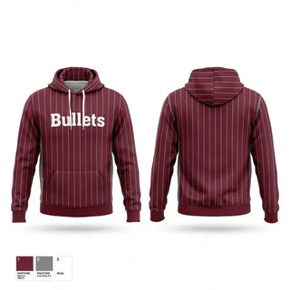 Hoodie, Bullets, Baseball, Teamtime, Team time, sublimation, custom sports apparel, team uniforms, spirit wear, spiritwear, sports uniforms, custom shirts, team store, custom team store, fundraiser sports, apparel fundraiser