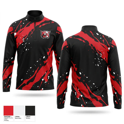 Kenton Wildcats Quarter Zip Jacket - 1