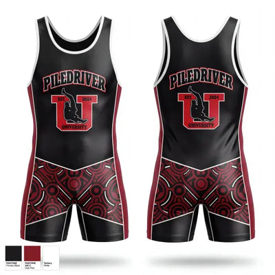 Piledriver University 88313656 Wrestling Singlet - 1
