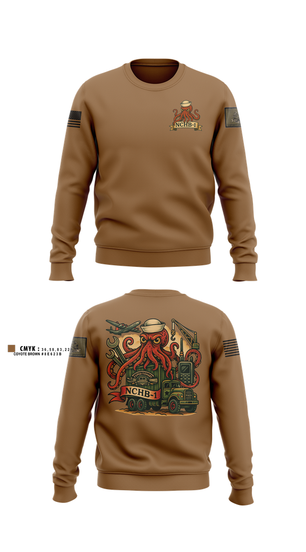 Crew Neck Sweatshirt, , Navy, Teamtime, Team time, sublimation, custom sports apparel, team uniforms, spirit wear, spiritwear, sports uniforms, custom shirts, team store, custom team store, fundraiser sports, apparel fundraiser