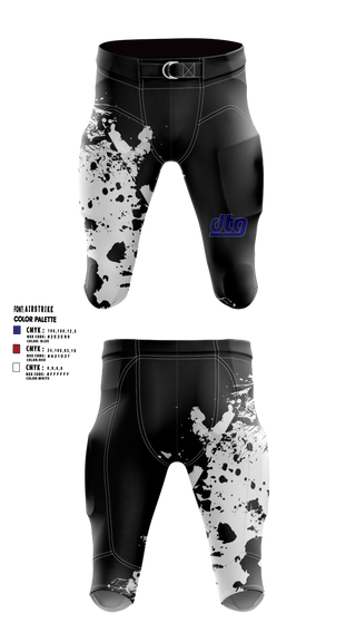 Integrated Football Pants, Downtown Giants Youth Football, Men's Basketball, Teamtime, Team time, sublimation, custom sports apparel, team uniforms, spirit wear, spiritwear, sports uniforms, custom shirts, team store, custom team store, fundraiser sports, apparel fundraiser