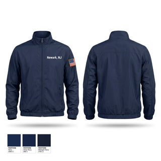 Windbreaker, Newark NJ, Fire Department, Teamtime, Team time, sublimation, custom sports apparel, team uniforms, spirit wear, spiritwear, sports uniforms, custom shirts, team store, custom team store, fundraiser sports, apparel fundraiser