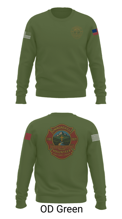 Simmonsville VFD 9385181 Crew Neck Sweatshirt - 45