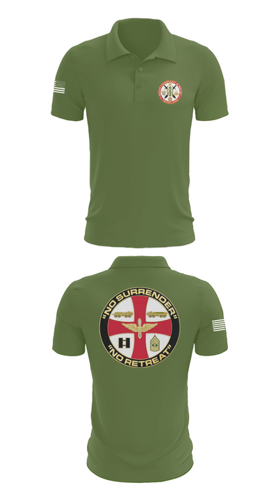 Echo 2-501st GSAB 24496005 Short Sleeve Performance Polo - 47
