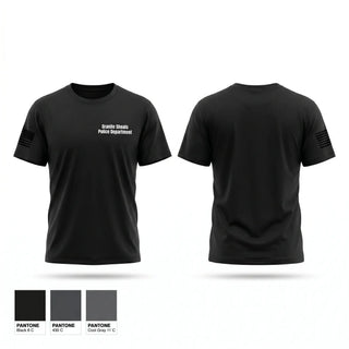 Old School Cotton Feel Shirt, Granite Shoals Police Department, Police, Teamtime, Team time, sublimation, custom sports apparel, team uniforms, spirit wear, spiritwear, sports uniforms, custom shirts, team store, custom team store, fundraiser sports, apparel fundraiser
