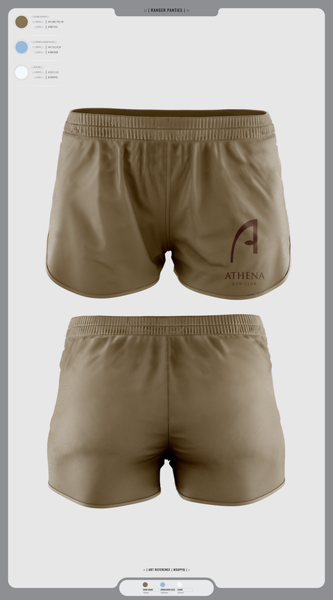 Ranger Panties, Athena Gun Club, , Teamtime, Team time, sublimation, custom sports apparel, team uniforms, spirit wear, spiritwear, sports uniforms, custom shirts, team store, custom team store, fundraiser sports, apparel fundraiser