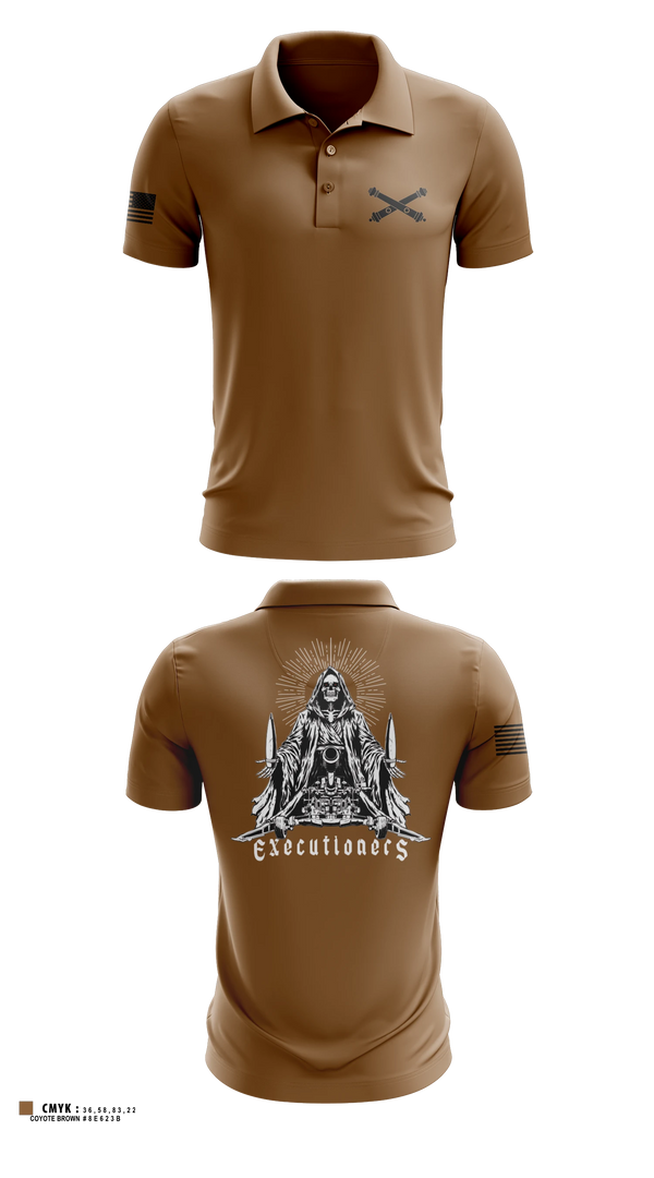 Short Sleeve Performance Polo, 1/C 36, Army, Teamtime, Team time, sublimation, custom sports apparel, team uniforms, spirit wear, spiritwear, sports uniforms, custom shirts, team store, custom team store, fundraiser sports, apparel fundraiser