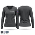 Rocky Mount Police Department Women's Long Sleeve V-neck Shirt - 1