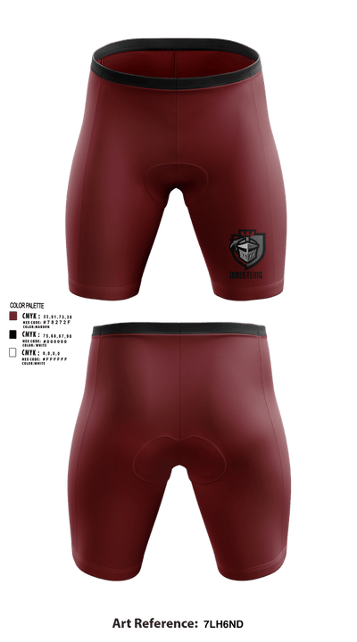 Lansingburgh Knights 54257003 Men's Compression Shorts - 25
