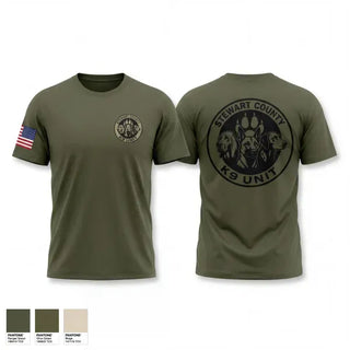 Old School Cotton Feel Shirt, Stewart County K9 Unit, Police, Teamtime, Team time, sublimation, custom sports apparel, team uniforms, spirit wear, spiritwear, sports uniforms, custom shirts, team store, custom team store, fundraiser sports, apparel fundraiser